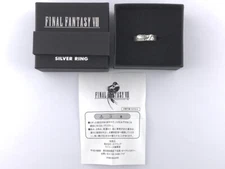 Final Fantasy VIII Sleeping Lionheart Silver 925 Ring Square 1999 JP15 US7.5-8