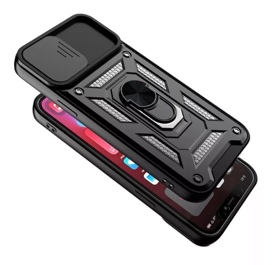 Case For iPhone 16 15 Pro Max 11 12 14 Pro XR 13 16e Shockproof Ring Stand Armor - Image 2 of 4