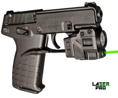LASERPRO Green Laser Sight w/ LED Light for Kel-Tec P-17 PMR-30 PF17 PF-9 PF15 P50 Keltec