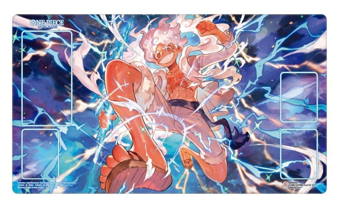 One Piece Card Game Playmat Nika Luffy BANDAI Official Fest 2023