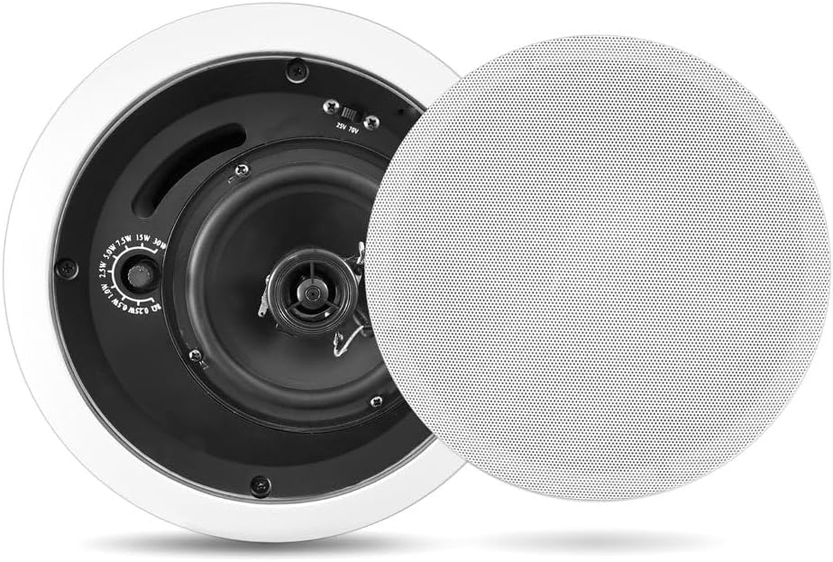 Home PDPC8T In-Ceiling Enclosed Speaker System with Transformer