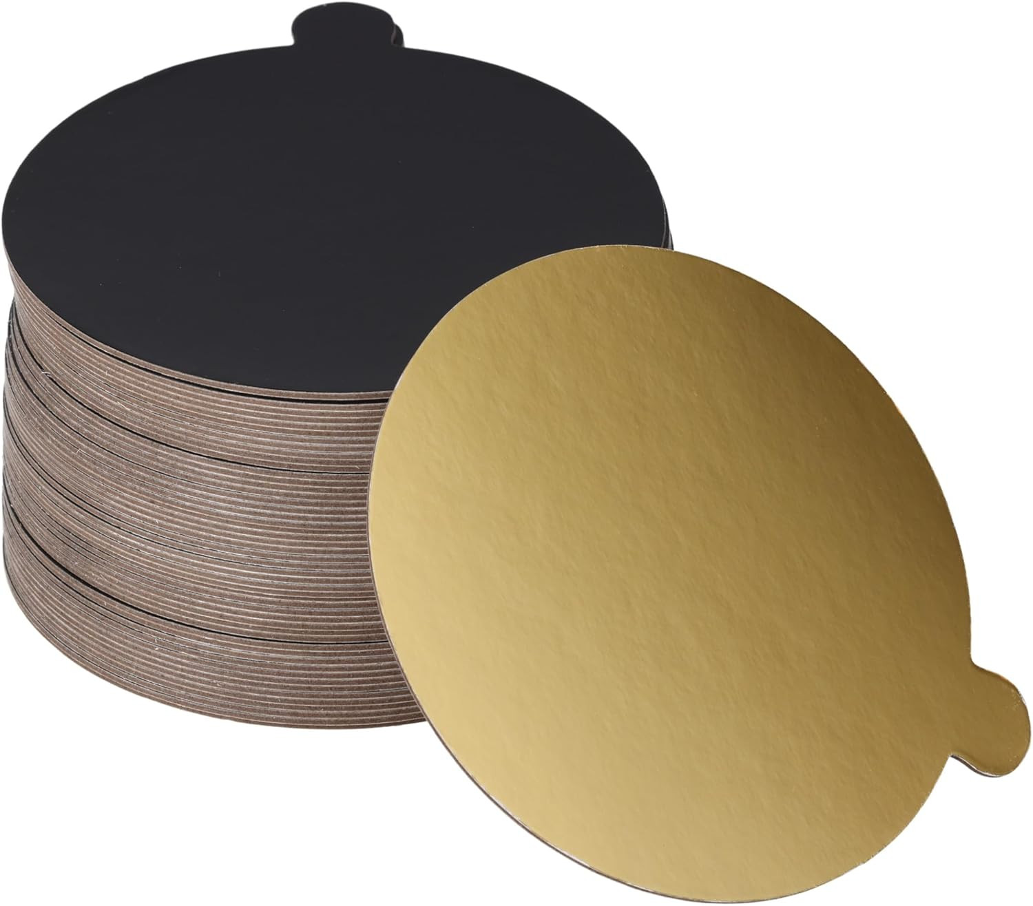 Реверсивная вощеная гофрированная доска для торта Decopac BlackGold 5 упаковок 5 раундов 49 3290₽