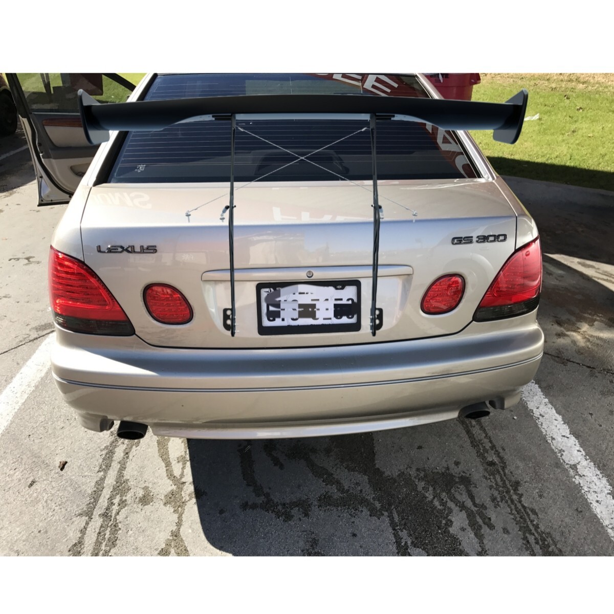 FOR 98-05 LEXUS GS300 GS430 ADJUSTABLE GT RACING SPOILER TRUNK