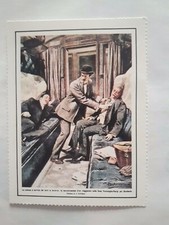 Mini Locandina La Domenica del Corriere Criminalità Cloroformio in treno 