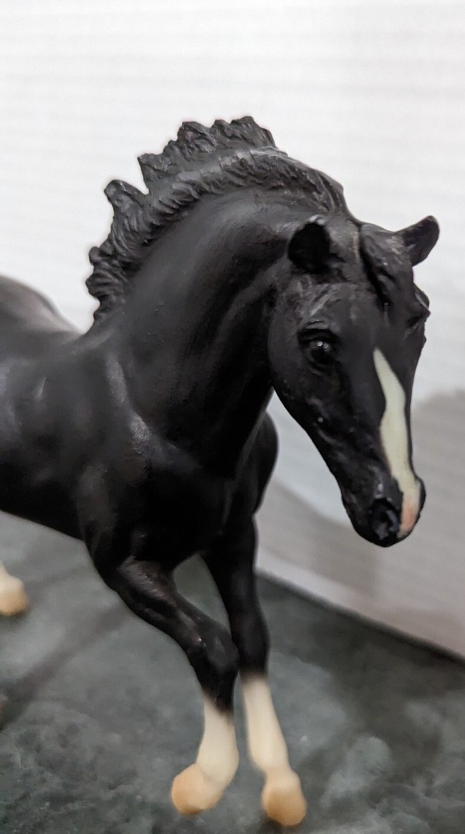 Breyer Horse Running Stallion Model 127 black with white