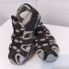 Sea Kid Childrens Gray Adjustable Water Shoes Sz 13