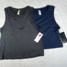 Yogalicious and 90 degrees by Reflex Women's 2 Pack Tank Top Size Small