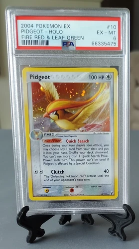 Pokémon EX Fire Red Leaf Green Pidgeot Holo 10/112 PSA 6 EX-MT Graded