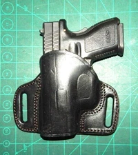 Tagua BH3-641 LH Leather 2 Slot Belt Holster for Springfield 3" XD Compact OS