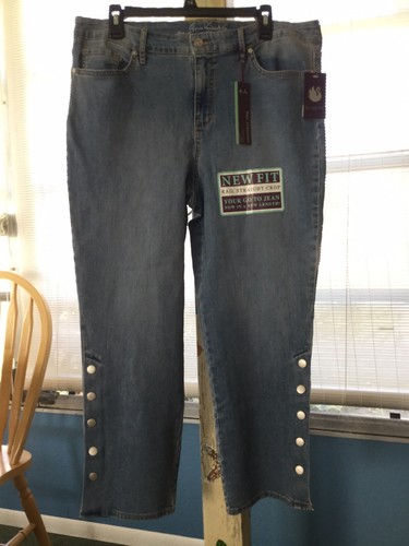 Gloria Vanderbilt Rail Straight Crop 
