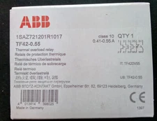 1pcs ABB Thermal Overload Relay TF Series TF42-0.55 Fast delivery/Yi