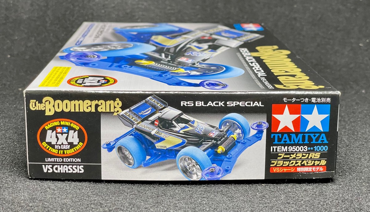 TAMIYA 95003 Mini 4WD Boomerang RS Black Special (VS Chassis