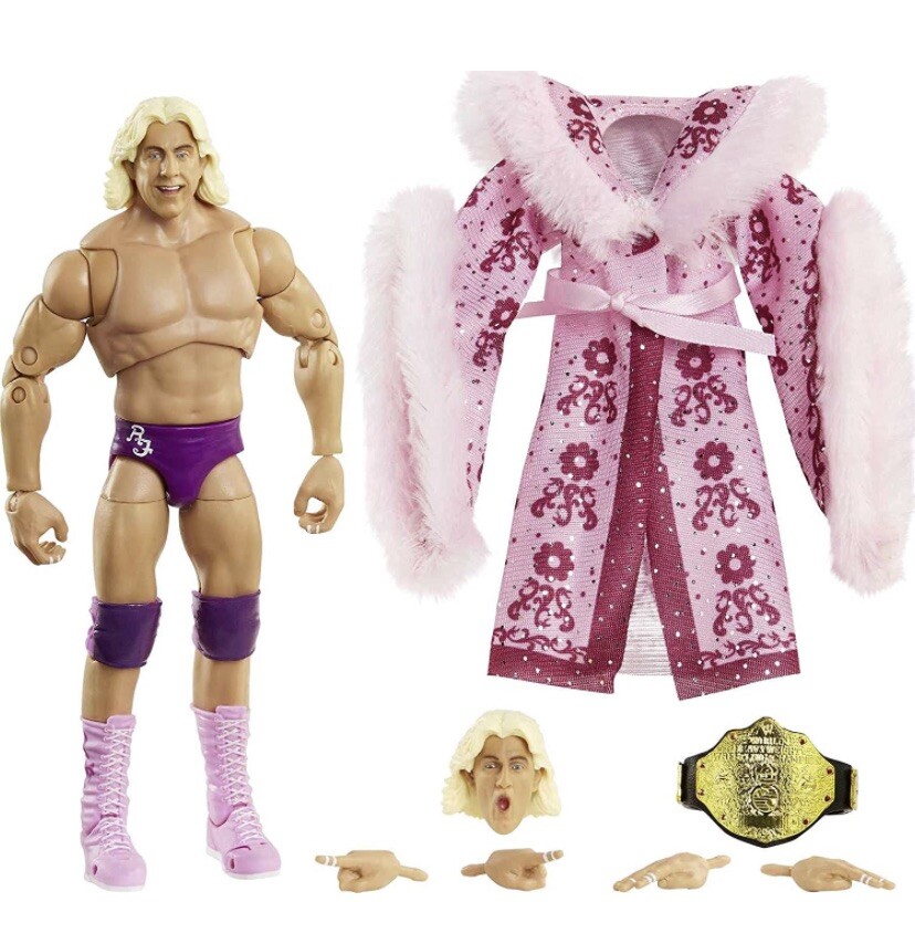 FIGURINE MATTEL WWE Superstars Wrestling *RIC FLAIR* MOC Retro wwf wcw