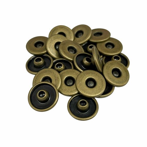 10-500 Jeans Rivets Brass Stud Buttons with Pins for Denim Jackets Leather Craft - Picture 6 of 9