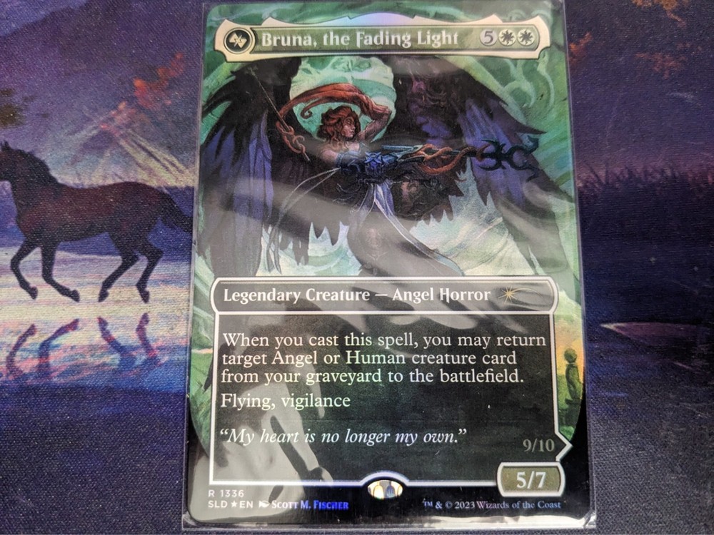 MTG Bruna the Fading Light Borderless FOIL Secret Lair Drop