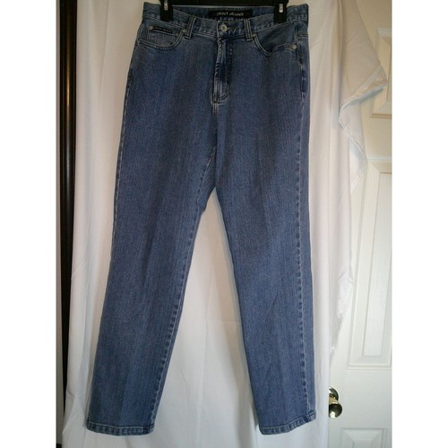 DKNY, Vintage 90's DKNY Classic Straight Leg Medium Wash Denim Jeans Wear Size 12