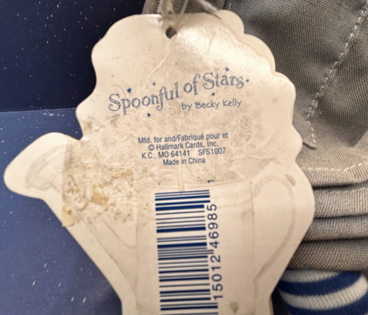 Hallmark POUPEE Spoonful of Stars Becky Kelly Cloth Rag Doll With Tag 16 in