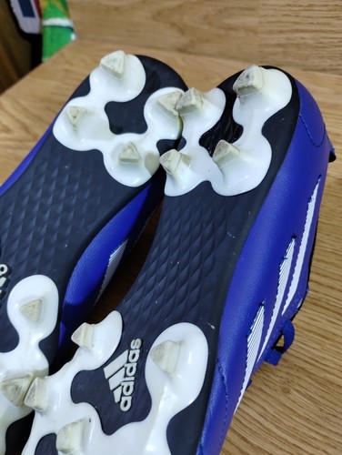Adidas Goletto VIII FGJ Soccer Cleats Blue/ White Shoes Kids Size 5 GW6162 - Picture 9 of 10
