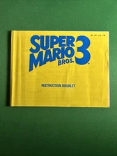 Super Mario Bros 3 -  NES - Manual Only - No Game - No Case