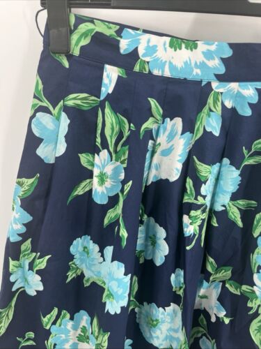 Talbots Damen mehrfarbig ATEMBERAUBEND GEBLÜMT THE PIPER PLISSEE MIDIROCK Größe 10 - Bild 7 von 18