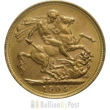 1904 Gold Sovereign - King Edward VII - M