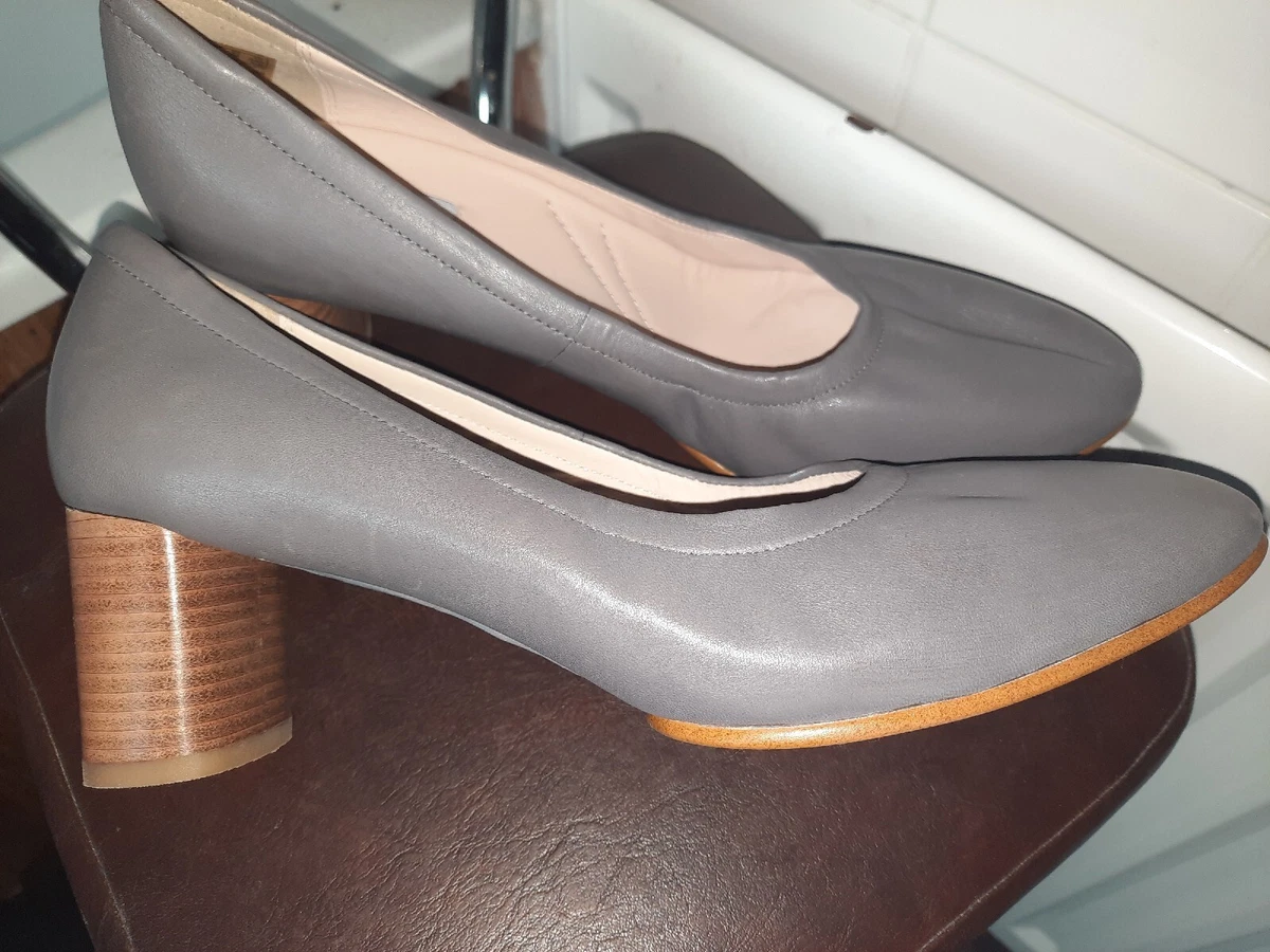 Clarks Grace Isabella Gray Court Shoes Brand New. 8 Labels