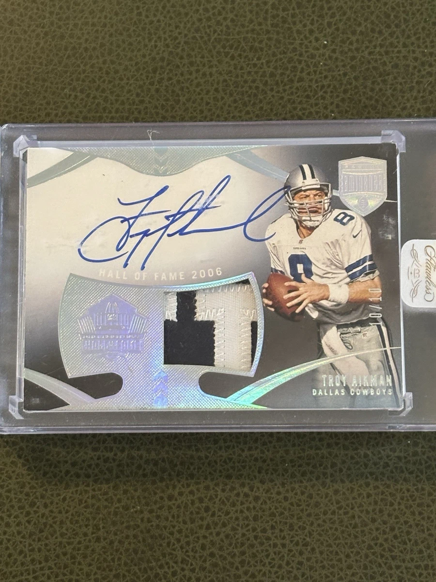 Troy Aikman Autograph Football Cards for sale | eBay