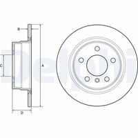 2X Delphi Bremsscheibe BG4649C FüR BMW F20 F22 F23 F87 F21 1Er 2Er 114 116 118