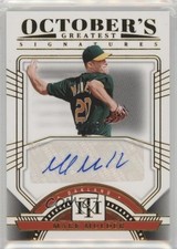 2024 Panini National Treasures Holo Gold /10 Mark Mulder #OGS-MM Auto sc2