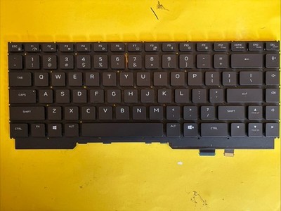 Dell Alienware M15 R5 R6 R7 US RGB Backlit Keyboard PK1336U1A00 0W5WTV k1,2
