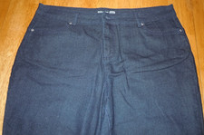 ROUTE 66 WOMENS DARK BLUE JEANS SIZE 33 VINTAGE Y2K