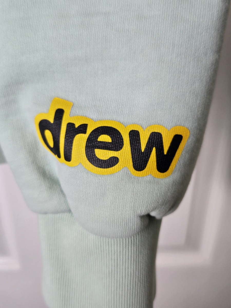 Authentic Drew House Mascot Oversized Hoodie Size Small Mint Teal