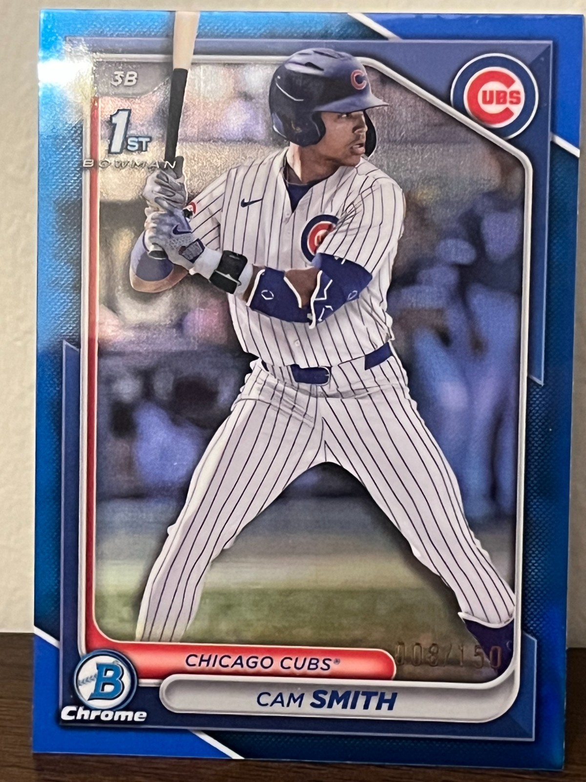 2024 Bowman Chrome Draft Blue Refractors #BDC67 Cam Smith /150