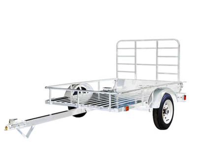 DK2 4-ft x 6-ft Steel Utility Trailer with Ramp Gate ( 1295-lb Capacity ) NEW 