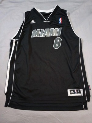 Adidas LeBron James Miami Heat #6 Jersey Mens XL Extra Large Back