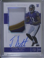 2018 National Treasures Rookie Holo Silver 10/25 Jaleel Scott Patch Auto 3c4