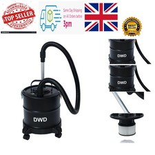 Portable 18L Ash Vacuum with HEPA Filter - Ideal for Fireplaces & Workshops