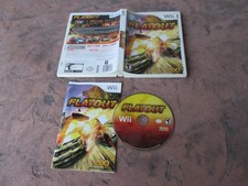FlatOut Nintendo Wii Complete CIB TESTED w/ Manual Good Condition