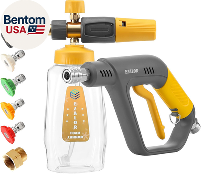 #ad Short Pressure Washer Gun with Foam Cannon High Power Washer Gun Snow Foam Lanc $50.38