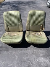 1968 Pontiac Olds Chevy Buick 442 Gto Gs Ss Green Bucket Seat Cores Tracks Gm