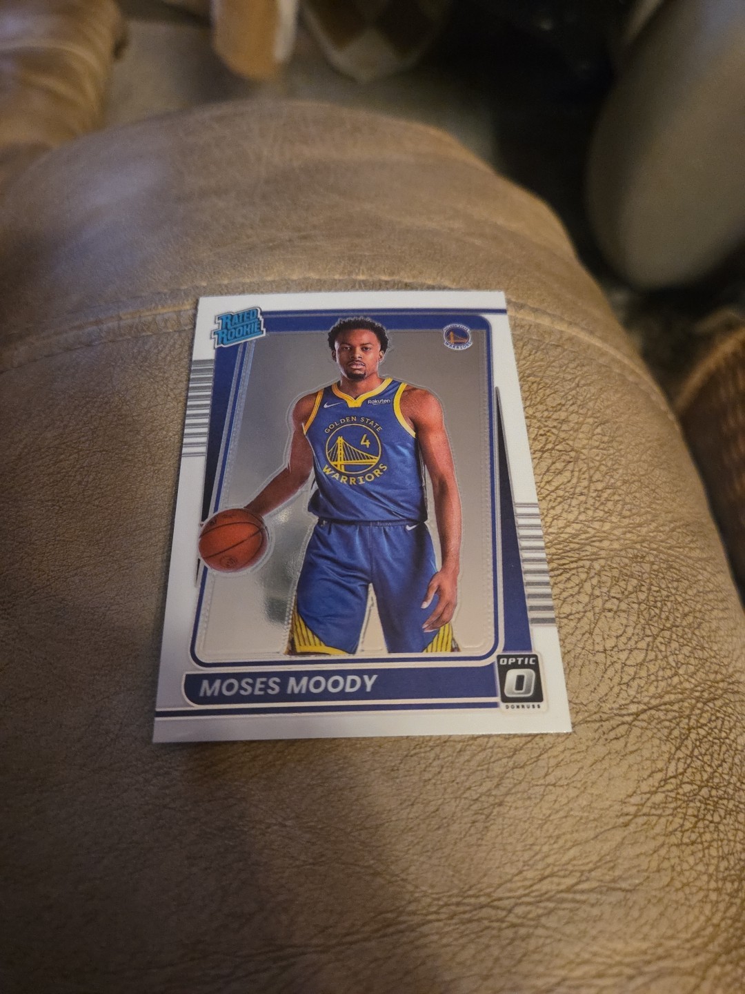 Moses Moody 2021-22 Panini Donruss Optic Rated Rookie RC #184
