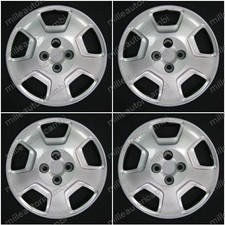 SET 4 COPPE RUOTA ADATTE PER FIAT FIORINO/QUBO 2016 R15" COPRICERCHI SENZA LOGO