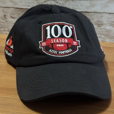 SDSU San Diego State Aztecs 100th Season Hat 2022 Snapdragon Stadium Strapback