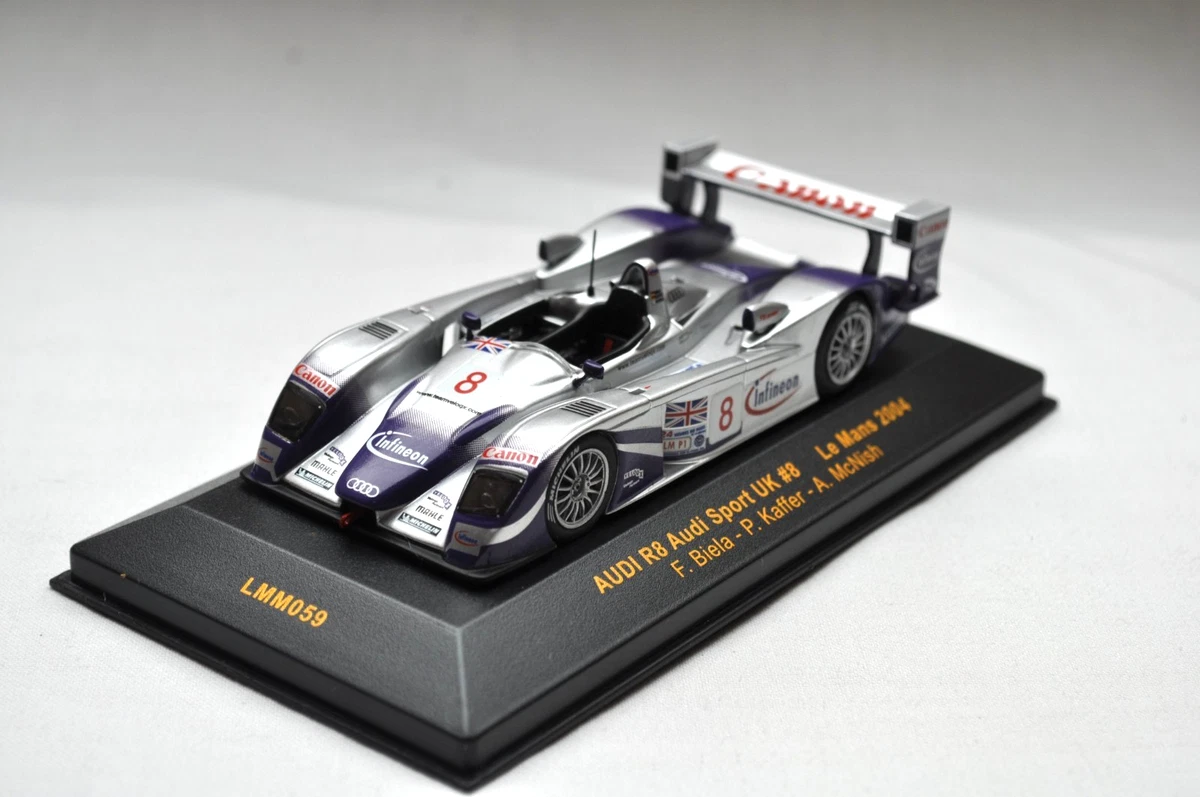Audi R8 Gulf N°4 24 Heures Du Mans 2001 - Minichamps 1/43 - Collection Neuve
