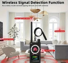 K18 RF Detector Anti-spy Detector Hidden Camera GSM Audio Bug Finder GPS Scan