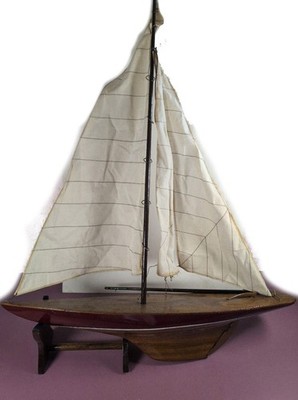 Authentic Models ASA056 Sail Boat Model ''Enterprise'' 1930 Vintage