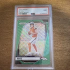 2024 Panini Prizm Bo Nix Rookie #309 Green Wave Prizm PSA 9 Denver Broncos