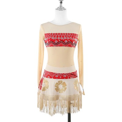 Figure Skating Dress Women Girls Ice Skating Skirt Rhythmic