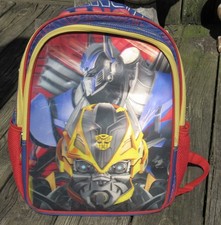 TRANSFORMERS BLUE 16 BACKPACK WITH TWO MAIN C...