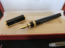 Stylo Plume Dupont Montparnasse XL Laque de Chine Noire & plaqué  Or NEUF
